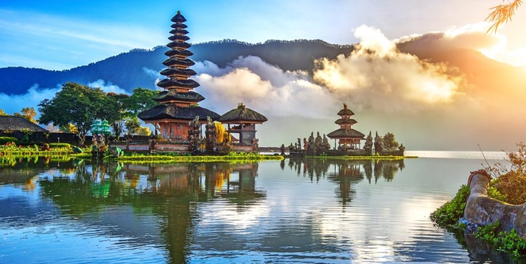 temple in Bali, indonesia.